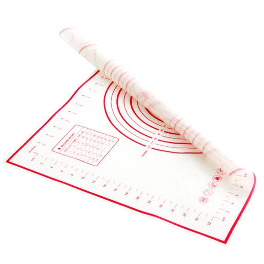 zmart 40x60cm Silicone Baking Mat for Pizza Kitchen Cooking Dumplings Dough, Pastry, Tools, Accessories, Supplies, Bread,
