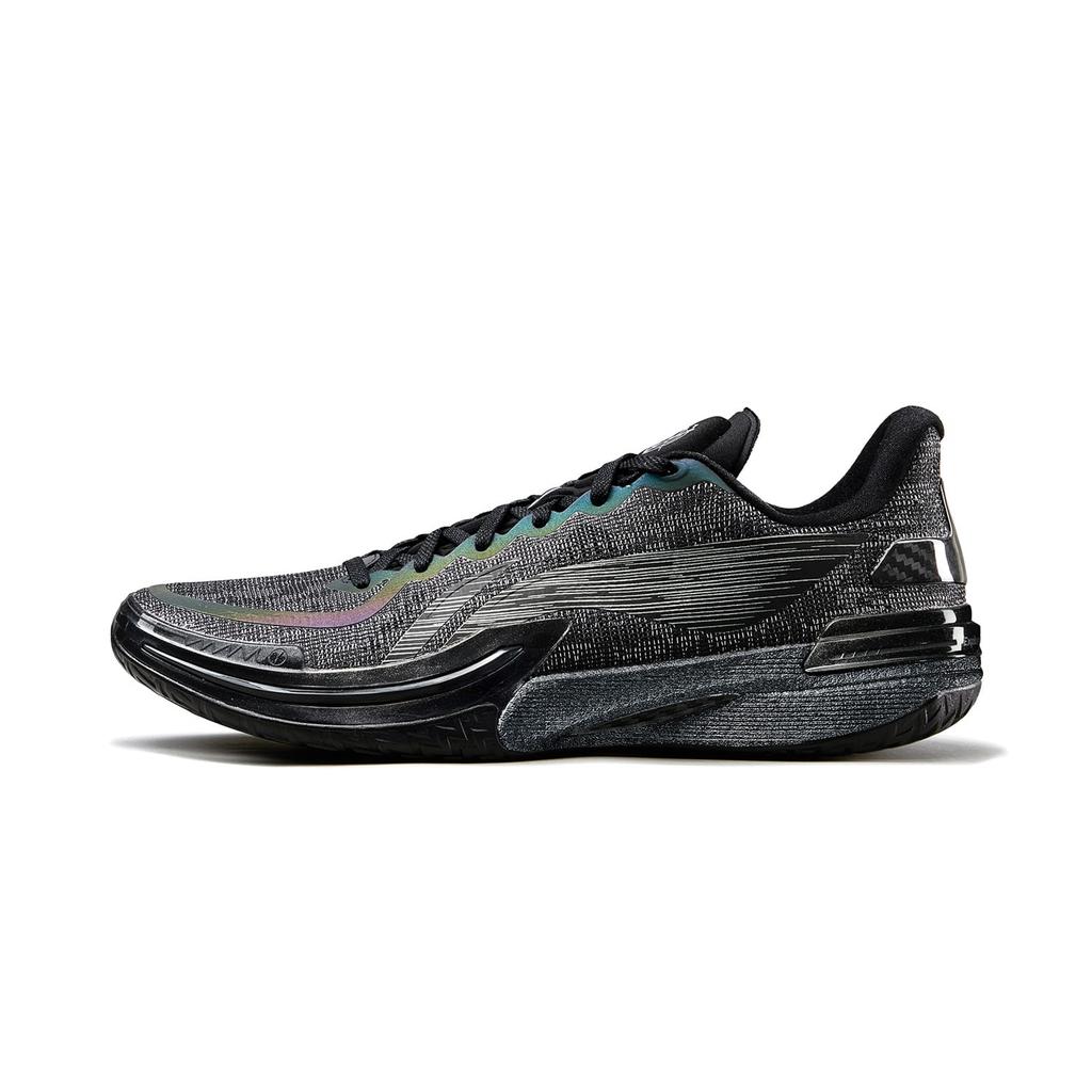 Li Ning Gamma Амортизация Нескользящие Износостойкие Поддержка Легкие Низкие Баскетбольные Кроссовки Мужские Черные ABAV035-21
