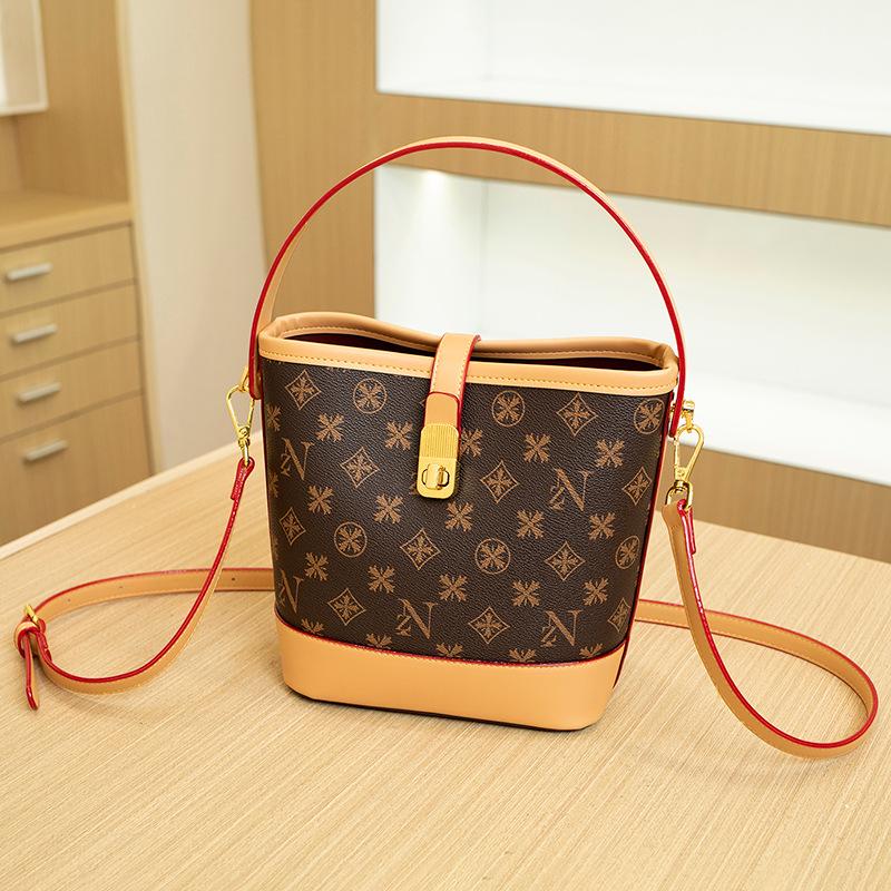 Классические принтованные сумки, вместительные европейские и американские сумки, высококачественные женские повседневные сумки через плечо на одно плечо