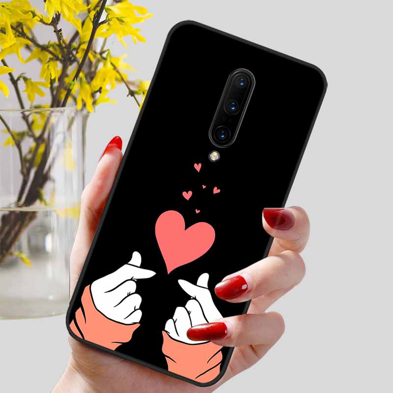 Phone Cover For Oneplus 7 Pro Case Lovely Printed TPU Silicon Soft Capa On for One Plus 7 7T Pro Oneplus7 7Pro Protection Covers