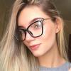 Minimalist Trendy Transparent Glasses Retro Cat Eye Frame Eyeglass Women Men Retro Clear Lens Frame Glasses Oculos
