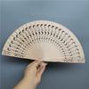 Wooden Gift Fan Carved Bamboo Hand Fragrant Party Chinese Wooden Fan Hollow Folding Fan