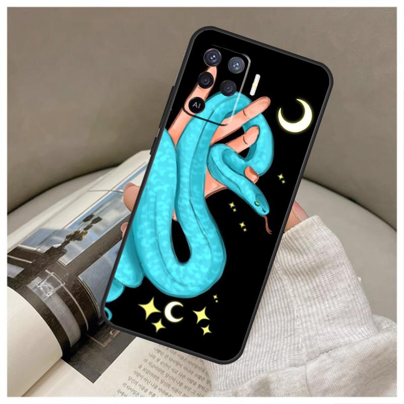 Чехол-рука-змея для OPPO A53 A5 A9 2020 A96 A76 A16 A54 A74 A94 A58 A78 A98 A52 A72 A15 A17 A57 A77 A79