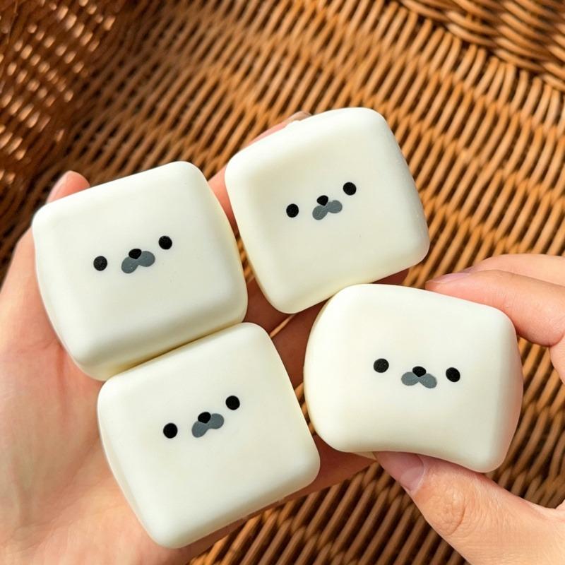 Squishy Seal Milk Brick Slow Rising Toy, Ultra Soft Mochi Fidget Toy for Stress Relief