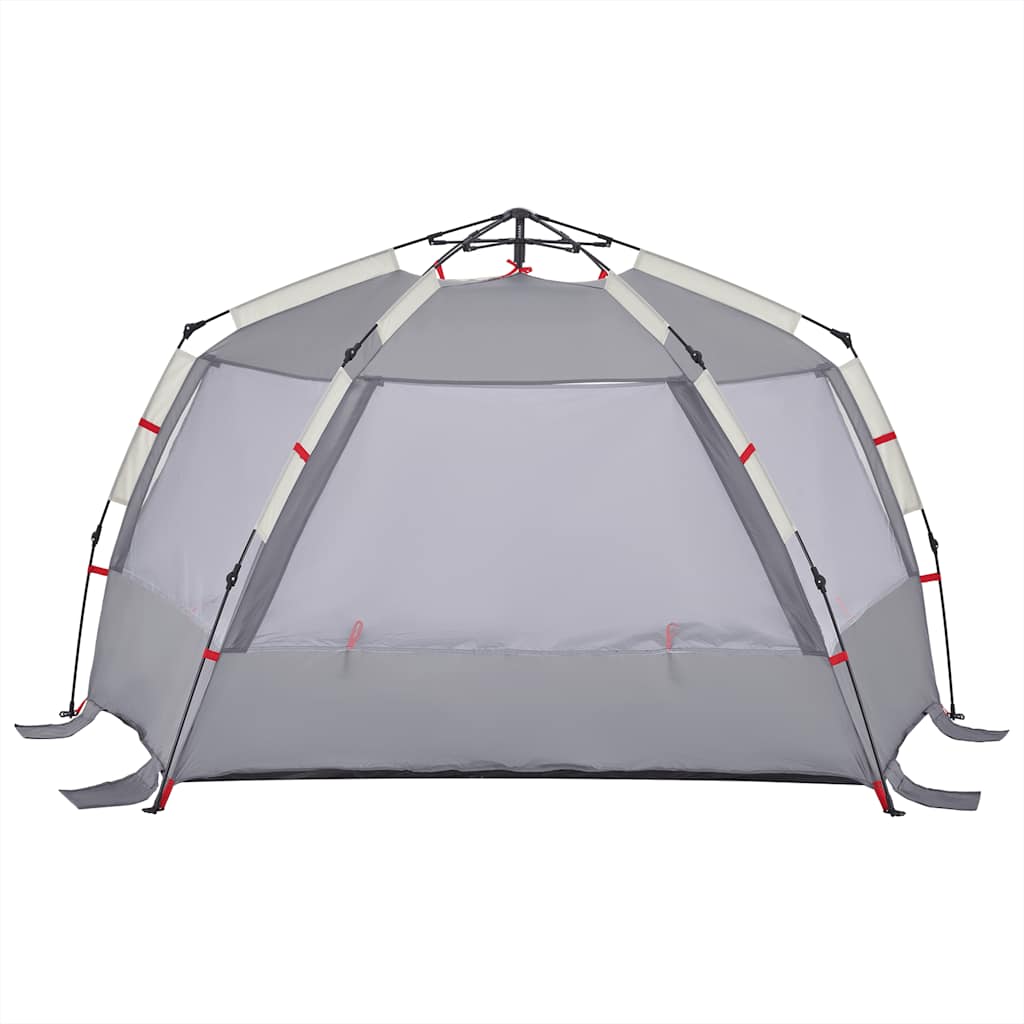 Beach Tent for 3 Persons Gray Quick Release Waterproof