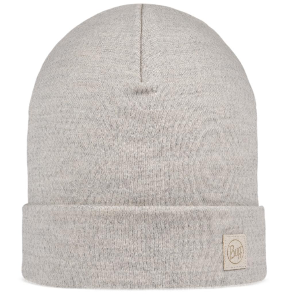 BUFF Merino Heavyweight Beanie, Unisex White Cap