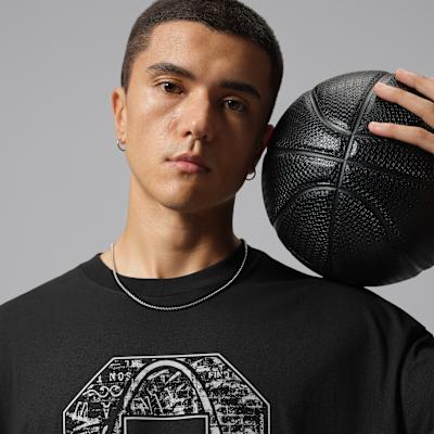Men's Jordan STMT T-Shirts Men's Black Crew Neck