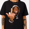 Футболка Lil Wayne со средним пальцем Рэп Хип-Хоп