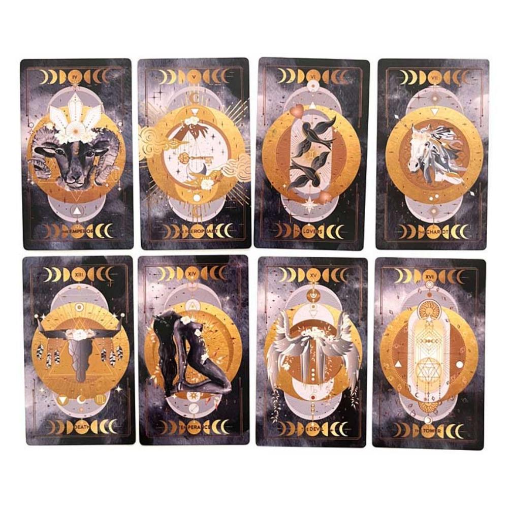 Lucine Tarot MIDNIGHT Edition 78-карточная колода для гадания 12*7 см