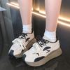 2024 Женские спортивные туфли на высокой платформе Новые осенние дышащие кроссовки на толстой подошве Повседневная женская обувь с защитой от скольжения