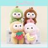 Cute Monkey Fruit Plush Keychain Cartoon Monkey Toy And Keyring Accessory Gift