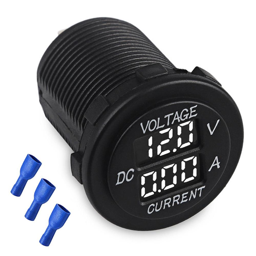 Универсальный цифровой вольтметр-амперметр постоянного тока от 9 В до 48 В 10 А, измеритель напряжения и тока, светодиодный дисплей, измерение для 12 В 24 В 36 В, электрический Je10