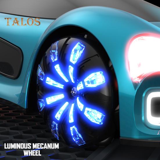 Концептуальный игрушечный автомобиль с дистанционным управлением и светодиодной подсветкой, двойной контроллер, 4WD, автомобиль на новой энергии, перезаряжаемый для малышей, 2,4 ГГц, радиоуправляемый гоночный автомобиль для дрифта