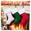 Christmas Socks Large Christmas Tree Decoration Embroidery Snowflake Cat Dog Paw Christmas Stockings Holiday Decorations
