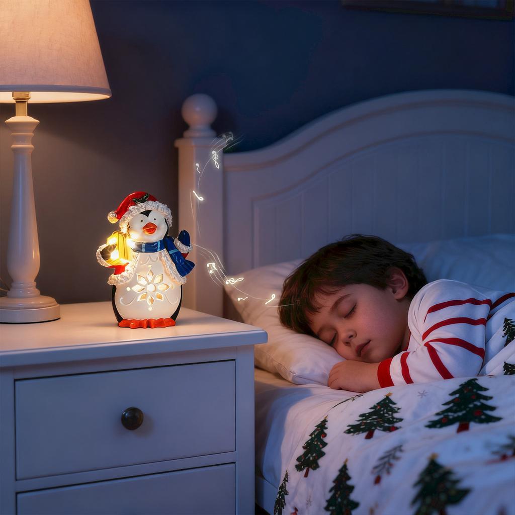 Светящийся пряничный домик с подсветкой - Анимированное рождественское украшение для праздничной экспозиции в помещении