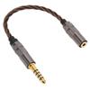 Male to Female 4-Strand Stranded Braided Wire for Phones Headphones Speakers Daily Use