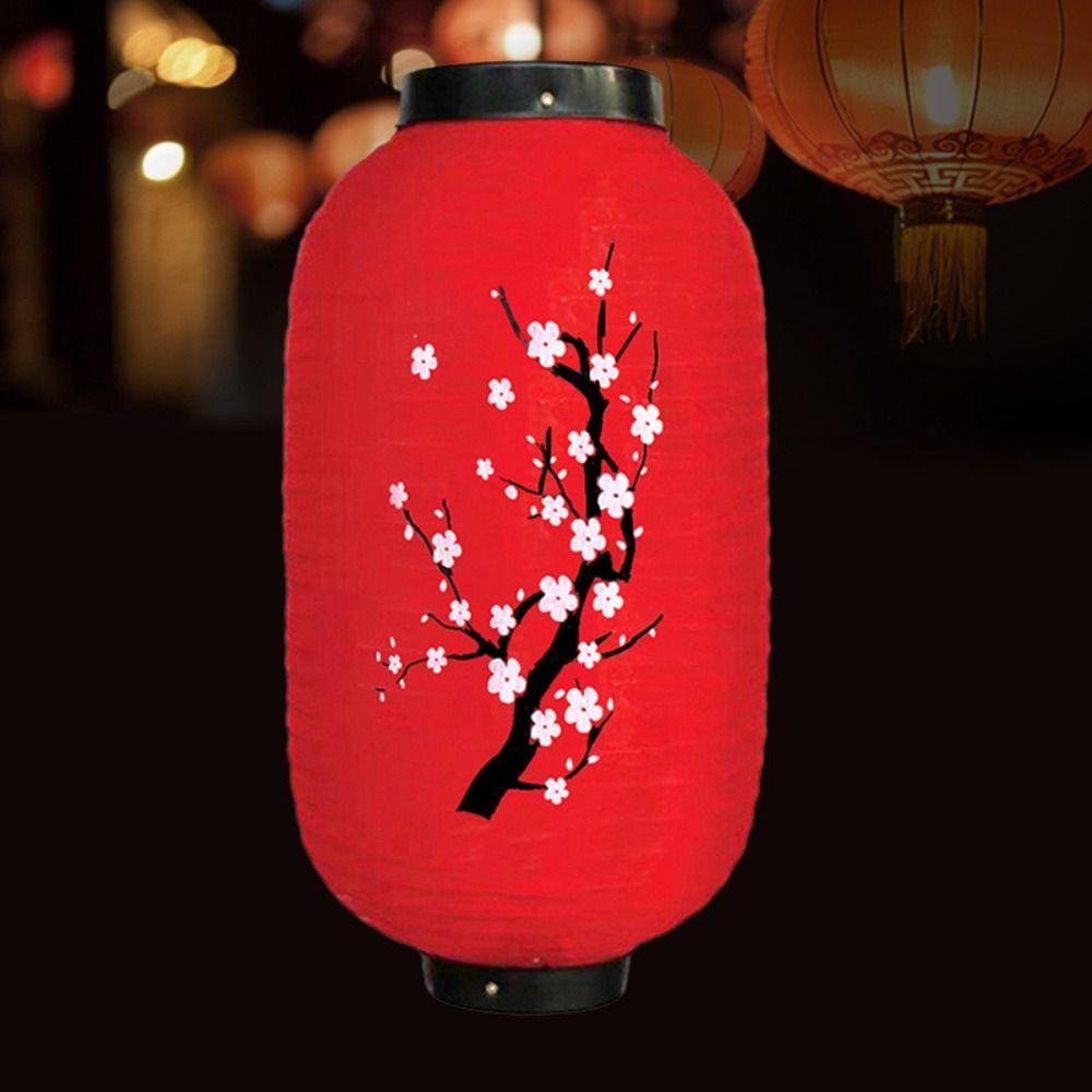 Waterproof Japanese Lantern Plum Blossom Bistro Lantern Bar Lanterns Restaurant Decor
