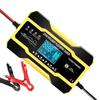 Motorcycle Car Battery Charger 12V 10A 24V 5A Pulse Repair Charger with LCD Display Automatic Smart Fast Auto Battery Charger