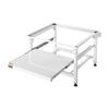Laundry Pedestal, 410 mm Height, Washer and Dryer Pedestals with Pull-out Tray, 318 kg Weight Load Capacity, Non-Slip Feet, Heavy-duty Steel Washing