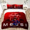 Messi'S Barcelona Legacy Print 3Pcs Bedding Setduvet Cover With 2 Bedropillowcase Home Birthday Gift