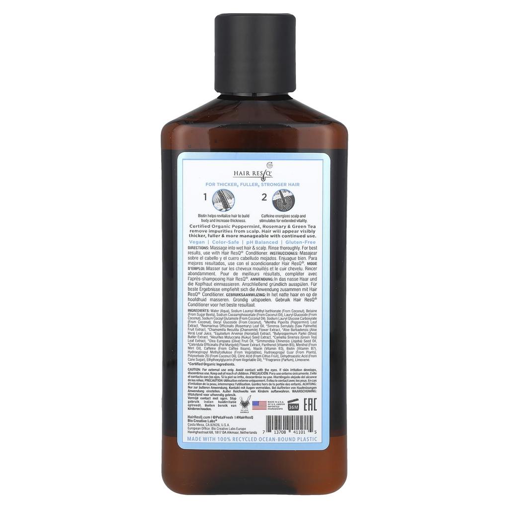 Hair Resq®, Strengthening Original Formula, Biotin Shampoo, 355 Ml (12 Fl Oz)