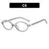 Anti-Blue Light Eyeglasses Eye Protection Oval Small Frame Retro Female Korean Plain Glasses Ladies Optical Spectacle Eyeglass