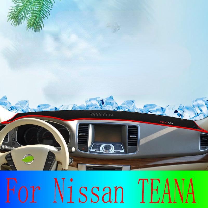 Для Nissan TEANA 2008-2012 автомобильные аксессуары, автомобильные коврики для приборной панели, избегайте легких ковриков, ковриков для инструментов, платформы, стола