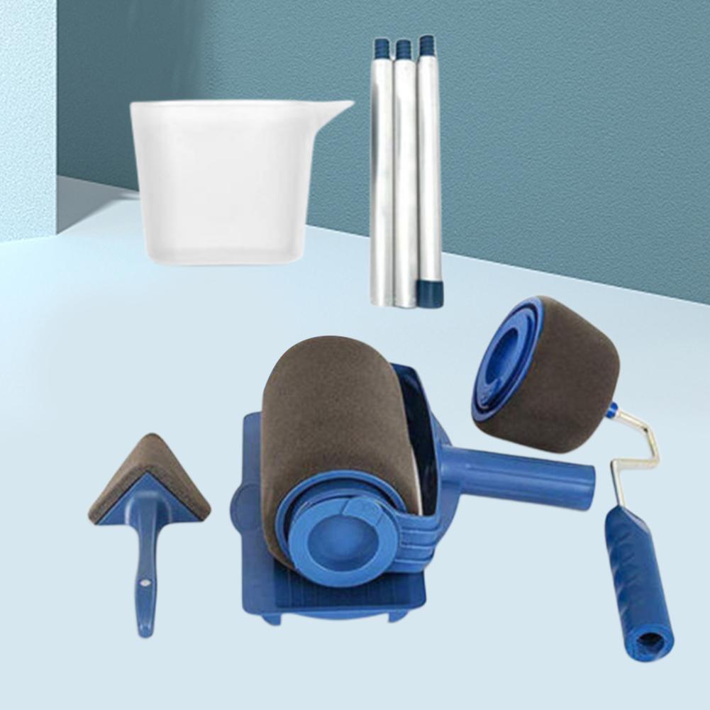 Набор бесшовных малярных валиков с цветной коробкой, многофункциональная бытовая настенная декоративная малярная кисть, инструмент для краски для стен