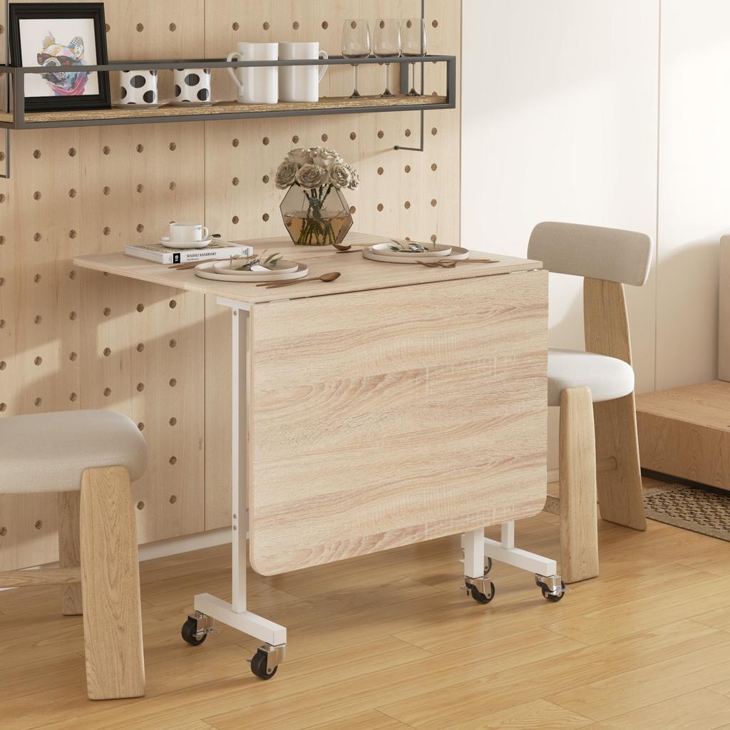 4-6 Person Drop Leaf Dining Table - Oak