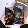 Цветочный Леопардовый Тень Для Motorola Moto Edge 20 Lite 30 Pro 40 Neo 50 Ultra G45 G54 G55 G75 G84 G85 GPlay 23 Стеклянный Чехол для Телефона