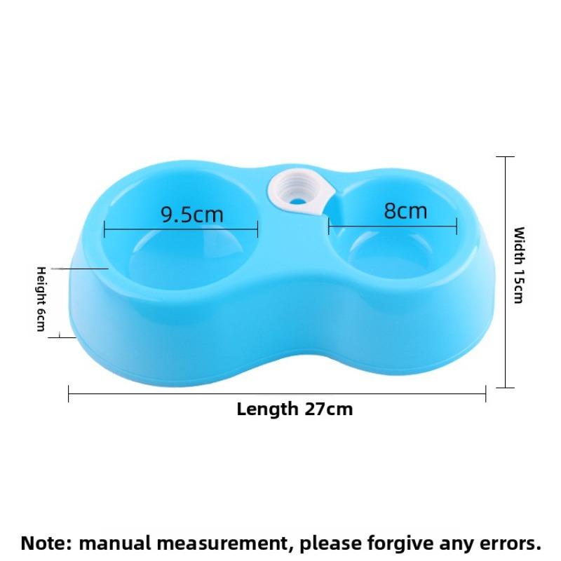 Диспенсер для воды для питомцев, Двойная миска, Бутылка для воды двойного назначения, Посуда для еды для питомцев и собак, Тарелка, Непроливающаяся миска для корма для собак, Миска для кошек и собак