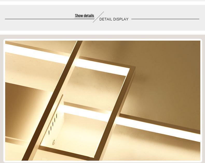 Светодиодный потолочный светильник Nordic: Современное теплое освещение для спальни или кабинета