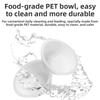 Double Bowls Pet High Footed Bowl 15 ° Slant Non-Slip Cat Food Water Bowl Anti-vomiting Multifunction Elevated Pet Feeder Bowl
