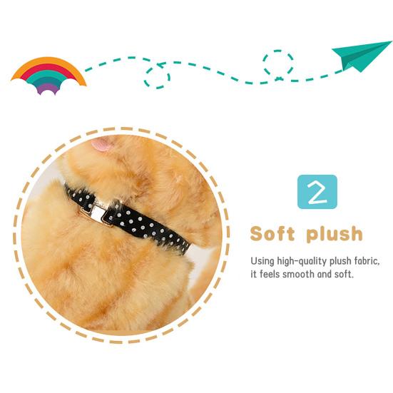 Электрический плюшевый кот, когнитивные способности, интерактивный, тонкая работа, лающий, ходящий, электрический кот, плюшевые игрушки для детей