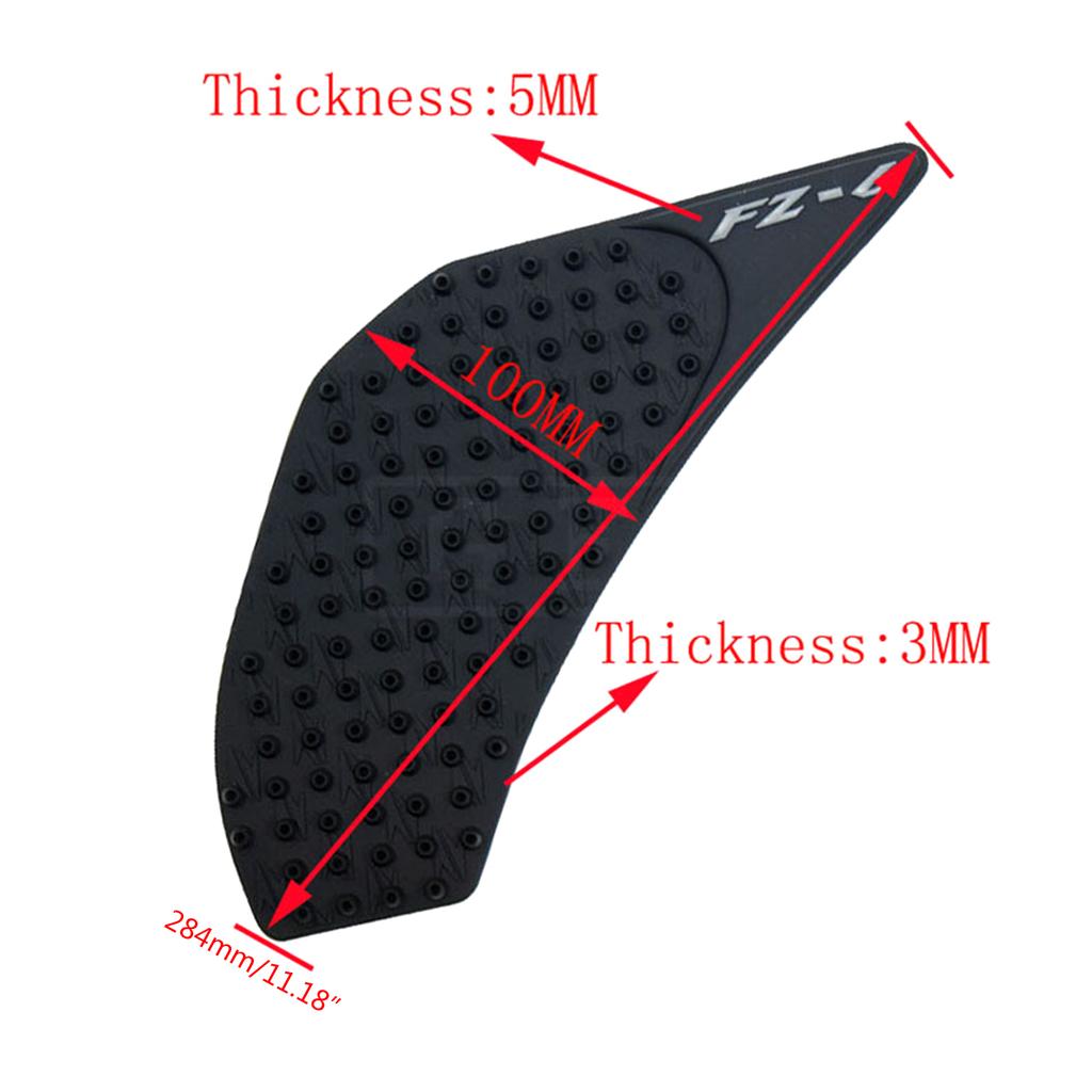 Подходит для FZ-1N FZ1N FZ1S 1S FZ6N FZ8 FZ8N Мотоцикл Боковые накладки на бак Тракционные накладки для коленей Защитная наклейка Нескользящая накладка