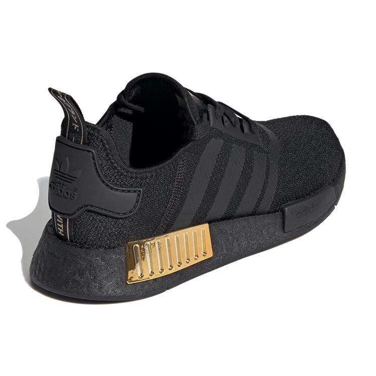 adidas Женские кроссовки NMD_R1 'Black Gold Metallic' Женские FV1787