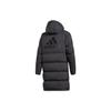 Adidas Padded Winter Hooded Mid-Length Down Jacket Men Outerwear Black GF0075