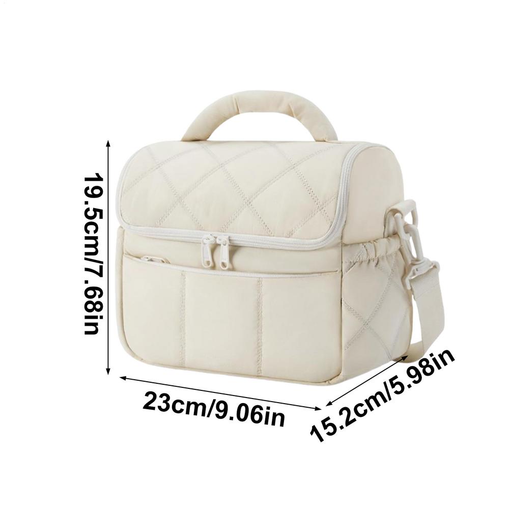 Women Lunch Bags For Work Leakproof Food Carrier Insulated Lunch Box Tote For Kindergarten Camping Hiking Travel Commuting Daily