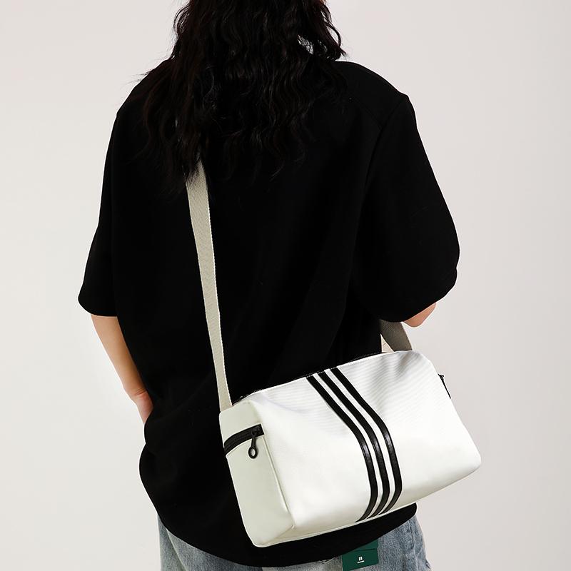 Unisex Oxford Shoulder Bag Compact Square Crossbody Sling for Sports & Daily Use Underarm Bag