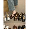 French Evening Wind Versatile Cross Belt Shoes Women's 2025 Spring and Autumn New Ballet Fairy Flat Mary Jane Shoes