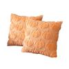 Fall Pillow Covers Fall Decorations Autumn Orange Pumpkin Throw Pillow Cases Soft Plush Faux Fur Wool Couch Cushion Case