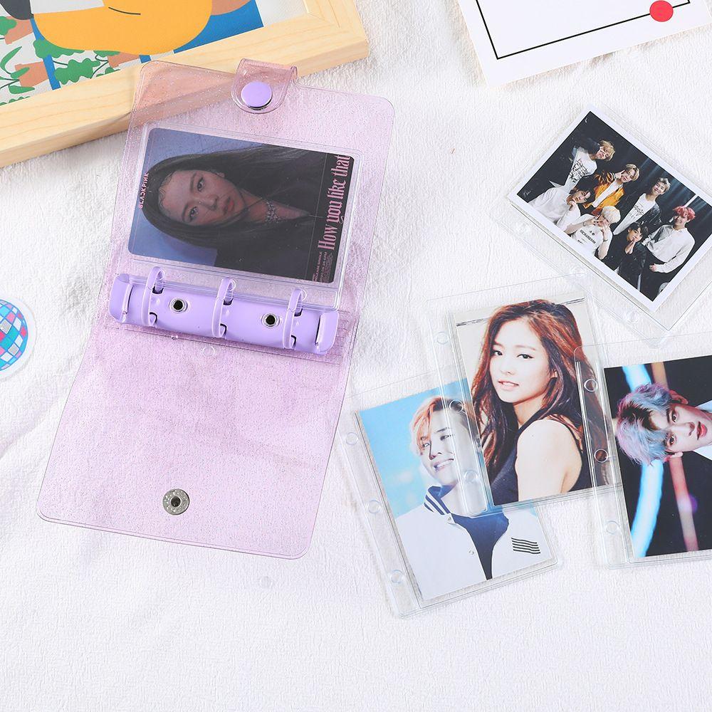 Loose-Leaf Notebook Pages 3 Hole Binder Clip Binder Notebook Cover Photo album Card Organizer