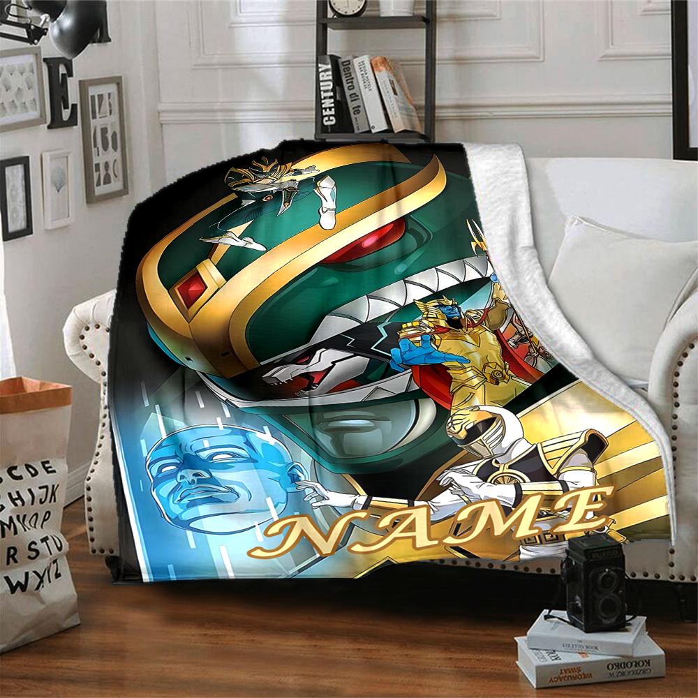 Custom 1pc Power Rangers Storm Blanket, Soft And Comfortable Blanket, Casual Warm, Camping Travel Blanket, Birthday Gift Q912153
