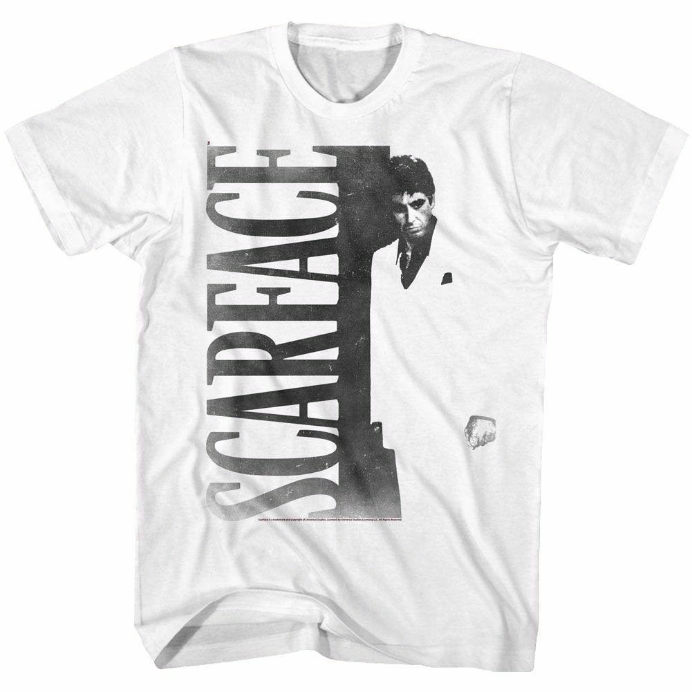Scarface Sf2 White T-Shirt Mens Womens Tees Top