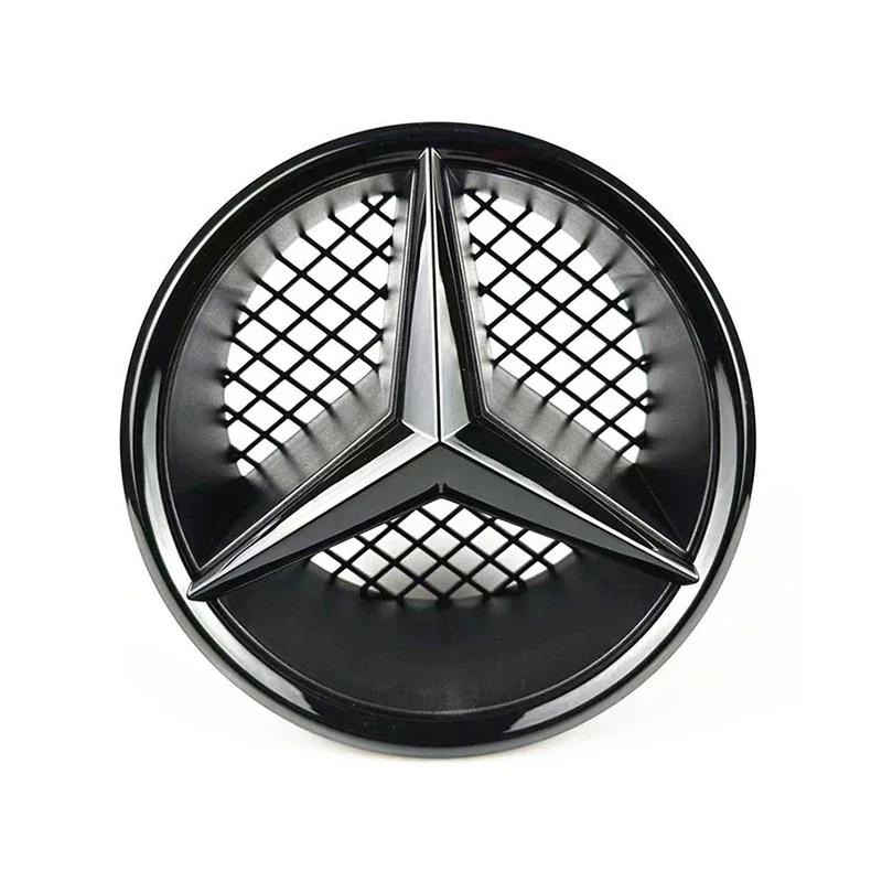FTI5 3D Car Grill Emblem Star Badge Front Grill Logo Mercedes Benz Amg W204 W205 W213 X253 A B C E S CLA GLB GLC GLE GLS Accessories