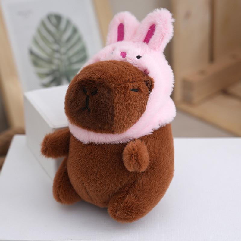 Charming Capybara Plush Keychain Soft Toy In Various Designs Ideal For Collectors And Gift Givers