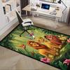 Office Rug Lion King, Jungle theme 3D Printed Anti-Slip Rug-Machine Washable for Living Room