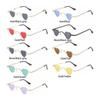 Retro Candy Color Punk Hip Hop Heart-Shaped Sunglasses Ultra-small Sun Glasses Shades