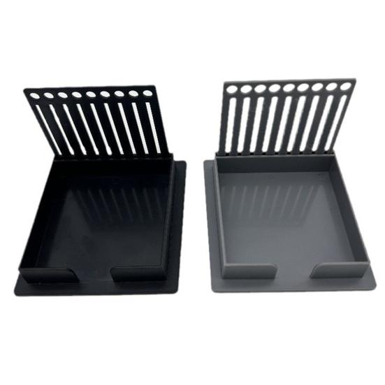 Держатель для липких заметок с трафаретом, пластиковый диспенсер для заметок, самоклеящиеся блокноты-органайзеры с шаблоном для рисования линий для офиса и дома