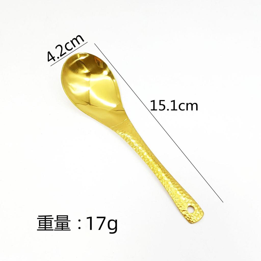 Кованая ложка из нержавеющей стали для дома